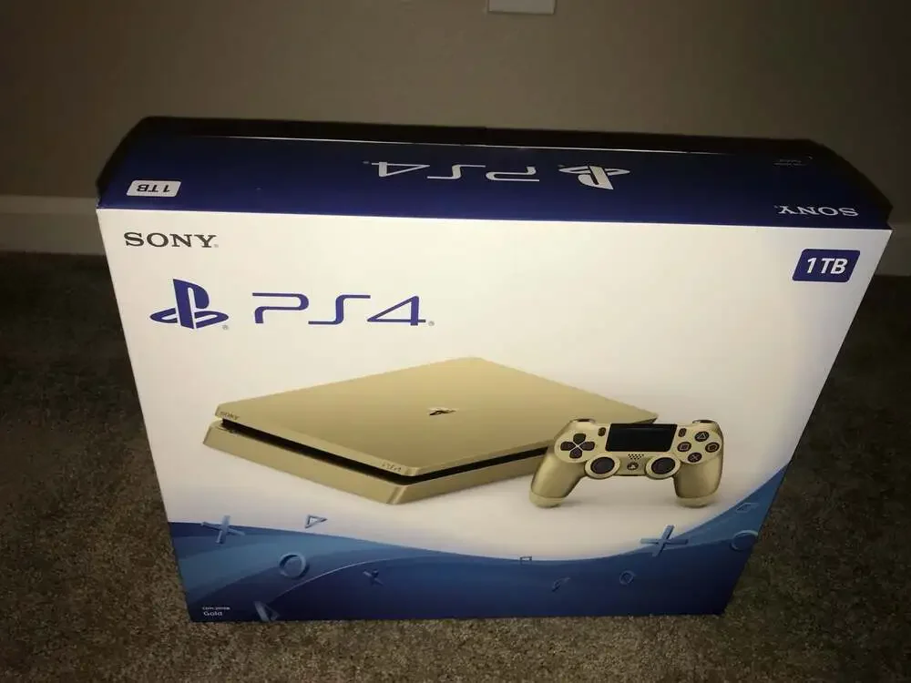 Sony PlayStation 4 PS4 1TB Slim Console Gold Edition CUH-2015B